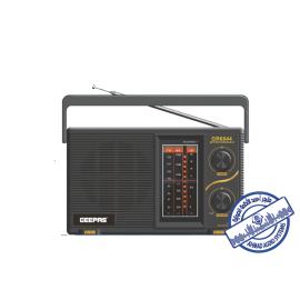 GEEPAS RECHARGEABLE RADIO WITH BLUETOOTH GR6844 راديو جي باس مع بلوتوث وقابل للشحن ويو اس بي وذاكرة